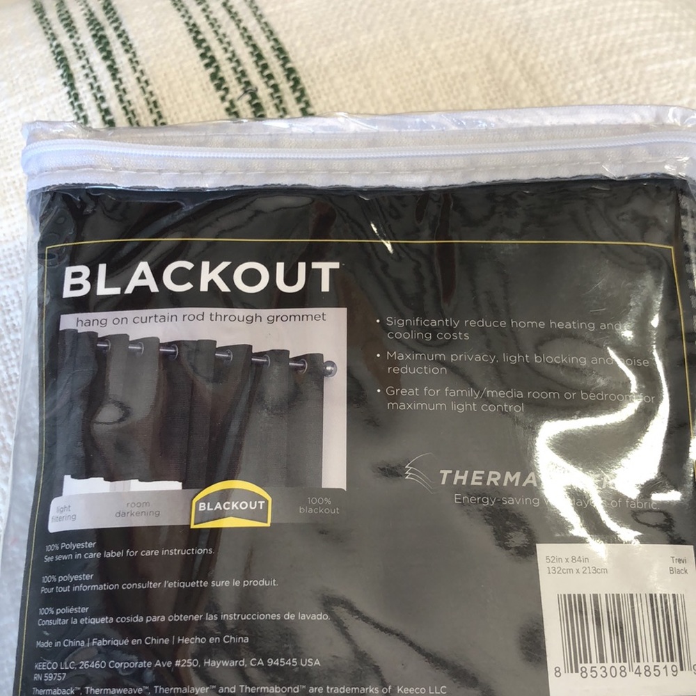 NEW! Eclipse Trevi Thermaline blackout curtain - Picture 6 of 6